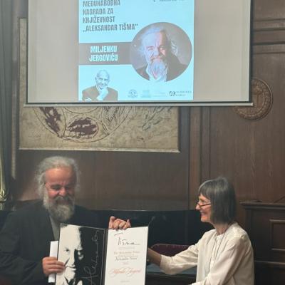 Miljenko Jergović Award Ceremony